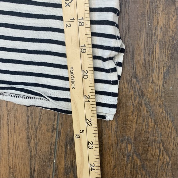 Madewell Women's XS Striped Cotton Sleeveless Tank Top Black White Casual - Picture 7 of 7
